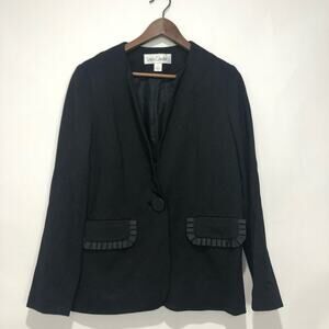 Sara Campbell Womens Blazer Black Size S